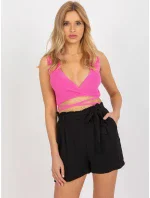 Šortky D73760R62159KA čierna Šortky D73760R62159KA čierna