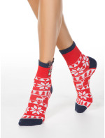 Ponožky CONTE 445 Red