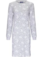 Dámska nočná košeľa 11232-416-2 sivá vzor lama - Rebelle