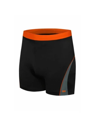 SHEPA 059 pánske plavky čierno-oranžové