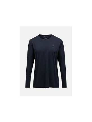 Tričko Peak Performance M Delta Ls Tee, čierne
