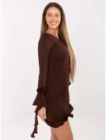 Šaty MI SK A1565.80 hnedé