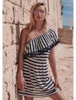 Dámske šaty Havana 49351 pruhované - Lisca