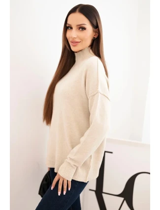 Dámsky sveter Freestyle 35209 Beige - K-Fashion