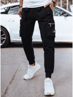 Pánske bojové nohavice čierne FashionStreet UX4299