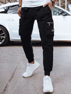 Pánske bojové nohavice čierne FashionStreet UX4299