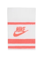 Nike NK Nsw Everyday Essential CR ponožky 3 páry biele DX5089 100