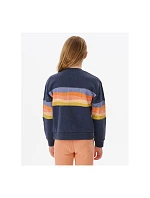 Dievčenská mikina RIP CURL Melting Waves Crew Sweatshirt -Girls dark blue Dievčenská mikina RIP CURL Melting Waves Crew Sweatshirt -Girls dark blue