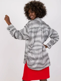 Dámska košeľa-LK-KS-508891-1.55P-biela-čierna