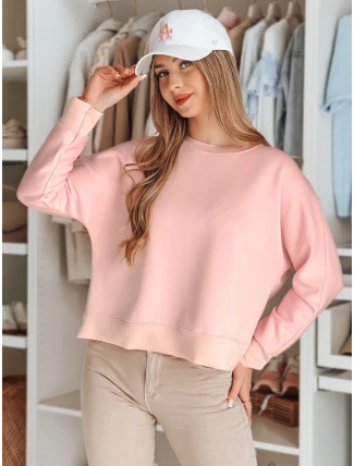 Dámska oversize maslová mikina s NUBISS ružová FashionStreet RY2799 Dámska oversize maslová mikina s NUBISS ružová FashionStreet RY2799