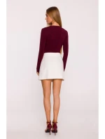 M854 Mini sukňa - krémová