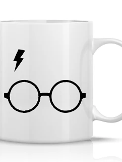 HARRY POTTER - klasický biely keramický hrnček 300 ml