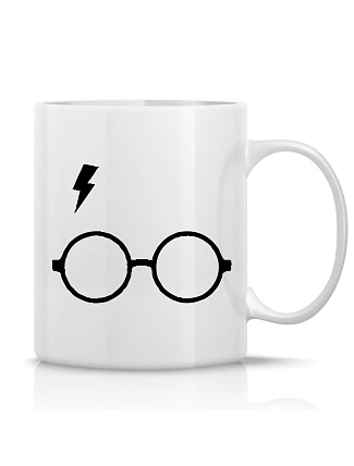 HARRY POTTER - klasický biely keramický hrnček 300 ml HARRY POTTER - klasický biely keramický hrnček 300 ml