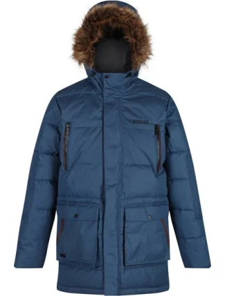 Pánska zimná bunda RMN130 Angaros II petrol blue - Regatta