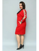 Dámske šaty U869 červené - Karko
