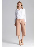 Dámske dlhé tričko M647 White - Figl