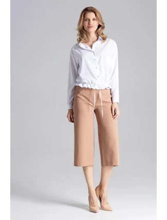 Dámske dlhé tričko M647 White - Figl