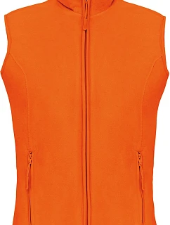 Kariban K 906 Dámska mikrofleecová vesta „Melodie“ 20.K906 oranžová