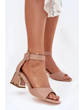 Sandále 25SC35 beige - Krok vo veľkom štýle Sandále 25SC35 beige - Krok vo veľkom štýle