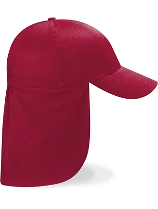 Beechfield B 11B Detská 6-panelová čiapka „Legionnaire Style“ 53.011B classic red Beechfield B 11B Detská 6-panelová čiapka „Legionnaire Style“ 53.011B classic red