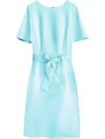 Ceruzkové šaty s opaskom 313ART - Gemini