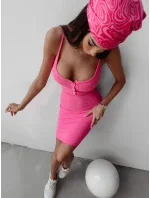 Dámske šaty 279133 neónovo ružové - Ola Voga