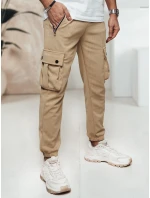 Pánske cargo nohavice khaki FashionStreet UX4464
