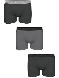 Pánske boxerky John Frank JF3BBLK03 3PACK