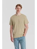 Tričko Fruit of the Loom Pure Cotton T z hrubej bio bavlny 16.1362 tmavá slivka