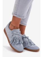 Dámské tenisky s třásněmi modré Dorivelle