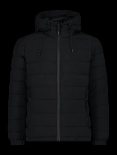 Pánska zimná športová bunda CMP s kapucňou čierna (34K0167/U901)
