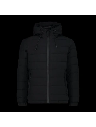 Pánska zimná športová bunda CMP s kapucňou čierna (34K0167/U901) Pánska zimná športová bunda CMP s kapucňou čierna (34K0167/U901)