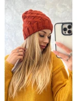 Fleecová čiapka Agnes K239 červená