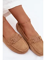 Dámske módne semišové mokasíny Camel Rabell