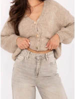 Nohavice D80028BB62487A2 sivo-béžové