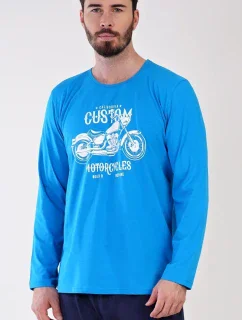 Pánske dlhé pyžamo Motocykel