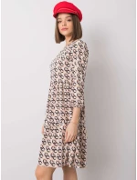 Šaty WN SK R821 1.65 svetlo béžová Šaty WN SK R821 1.65 svetlo béžová