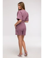 B295 Šortky s vreckami s aplikáciami - vres