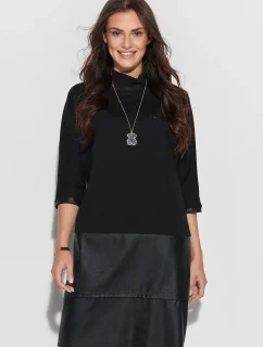 Denné šaty NU 318 čierne - Numinou