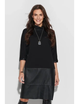 Denné šaty NU 318 čierne - Numinou