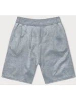 Svetlosivé pánske športové kraťasy (8K298-2)