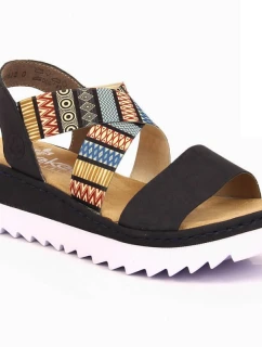 Sandále Rieker V44G8-14 W RKR533A