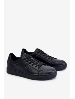Męskie Buty Sportowe Memory Foam Big Star LL174194 Czarne