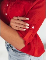 Dámska košeľa LUNA červená FashionStreet RY2323 Dámska košeľa LUNA červená FashionStreet RY2323
