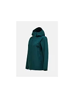 Dámska bunda PEAK PERFORMANCE W Treeline Hipe 2.5L Shell Jacket, zelená farba Dámska bunda PEAK PERFORMANCE W Treeline Hipe 2.5L Shell Jacket, zelená farba