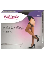 HOLD UP SEXY 15 DEN samodržiace pančuchy - BELLINDA - čierne
