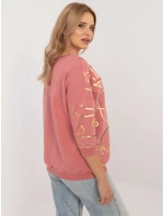 Blúzka CLM BZ 1257.71 tmavoružová