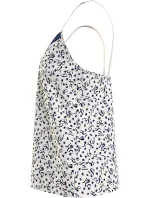 Dámsky pyžamový top WOVEN CAMI PRINT UW0UW05006 02X biely s potlačou - Tommy Hilfiger Dámsky pyžamový top WOVEN CAMI PRINT UW0UW05006 02X biely s potlačou - Tommy Hilfiger