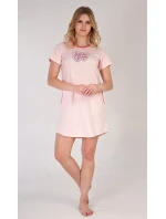 Dámske domáce šaty s krátkym rukávom Super girl
