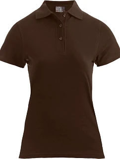 Promodoro 4005 Dámske piqué polo „Superior“ 40.4005 hnedé